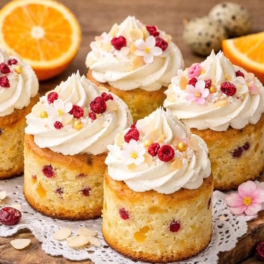 Творожные мини-куличи с апельсиновым ароматом без дрожжей: получаются всегда и у всех