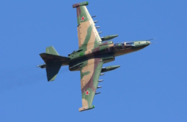 Российский Су-25 выронил два учебных боеприпаса в Киргизии