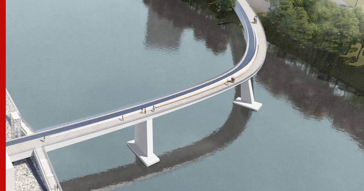 Мост в форме бумеранга построят на юге Москвы