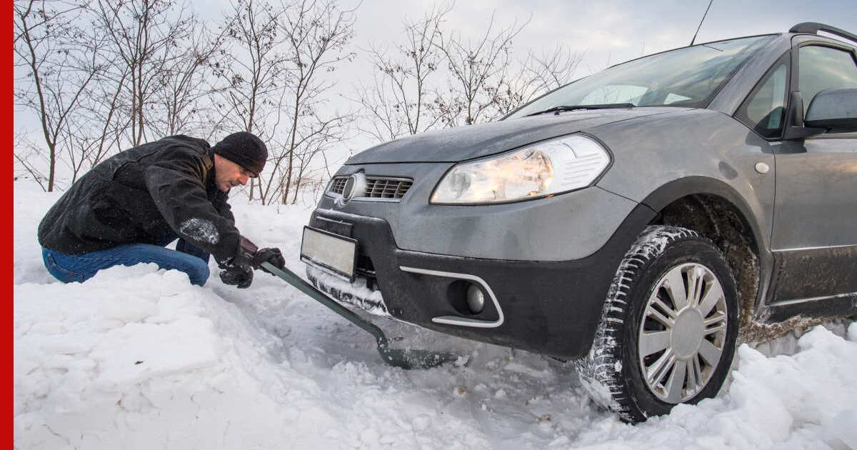 Вытащить застрявший автомобиль